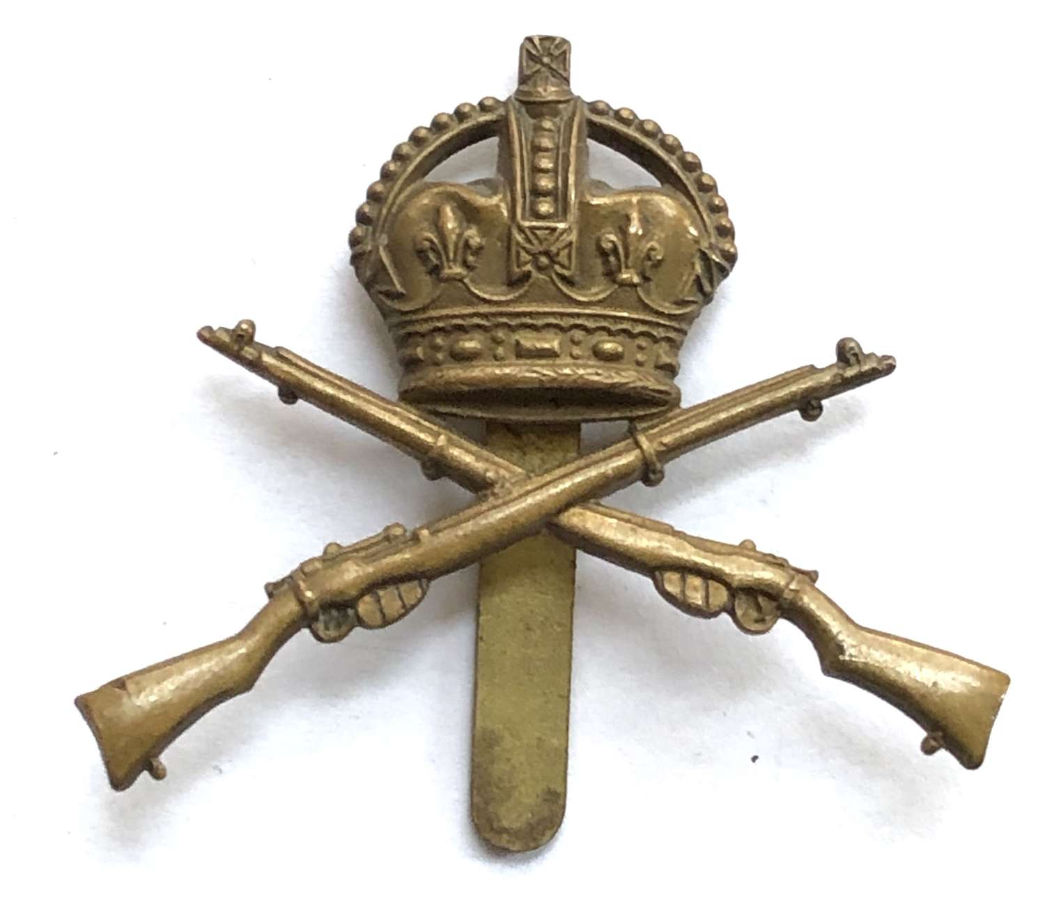 School of Musketry brass cap badge circa 1901-19