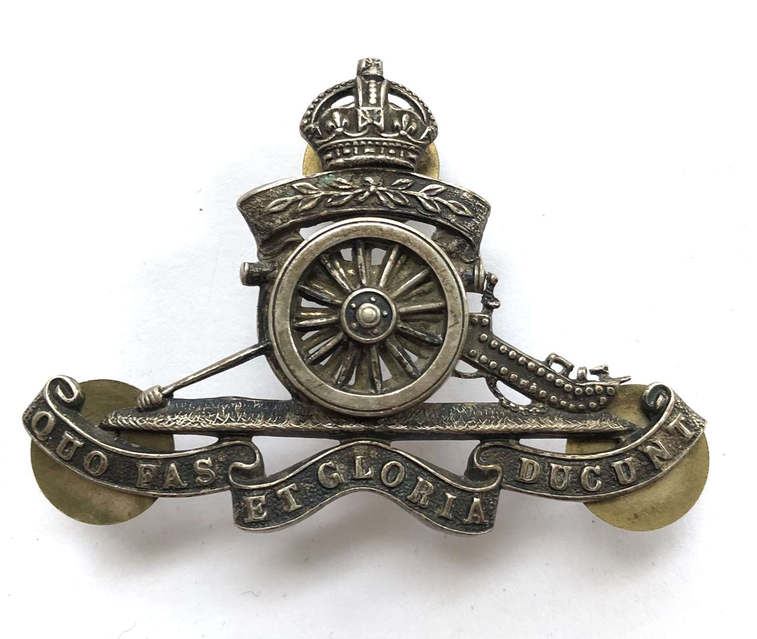 Volunteer Artillery Officer's pouch badge c1901-08
