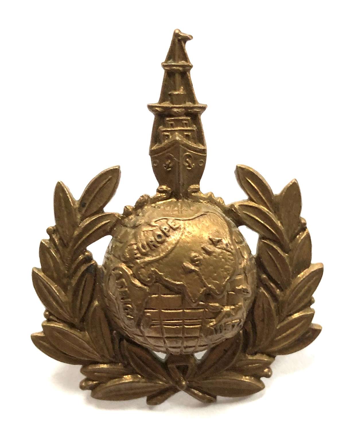 Royal Marines Labour Corps WWI cap badge circa 1917-19.