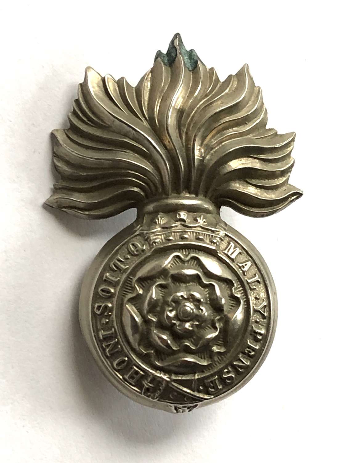 VB Royal Fusiliers Victorian Field Service  cap badge c1896-1901
