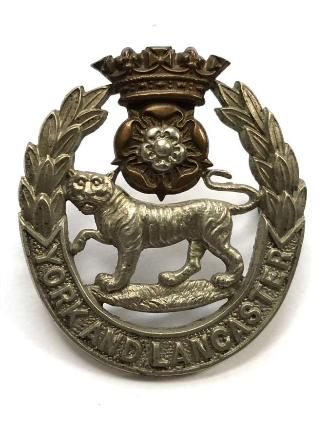 1st VB (Hallamshire) York & Lancaster Regiment pre 1908 cap badge