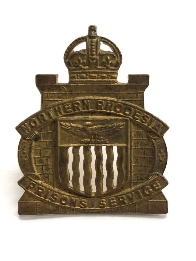 Northern Rhodesia Prison Service pre 1953 cap badge.