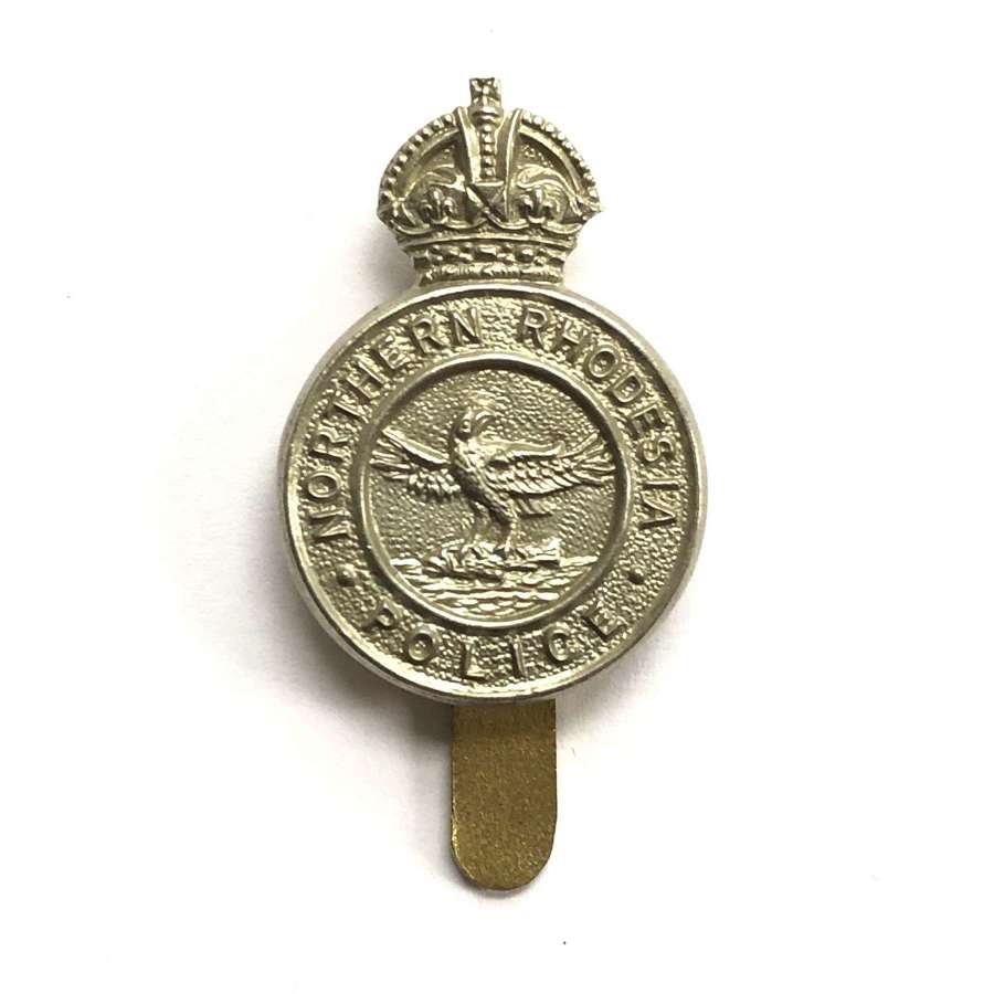 Northern Rhodesia Police pre 1953 cap badge by J.R. Gaunt, London
