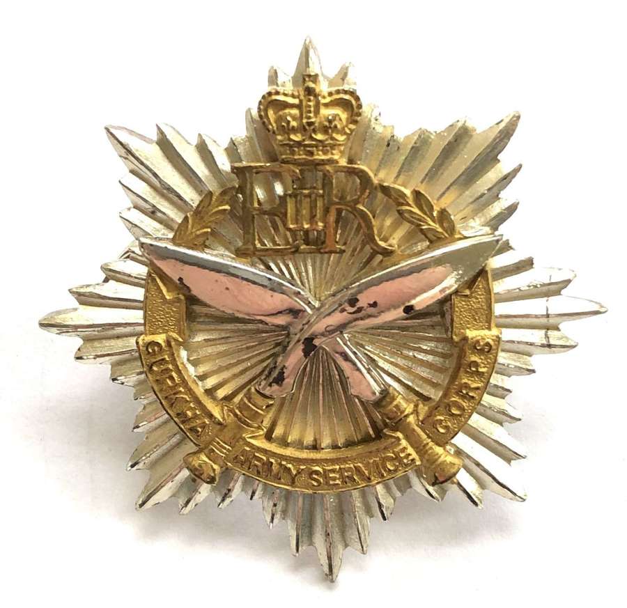 Gurkha Army Service Corps Officer’s pouch badge circa 1958-65