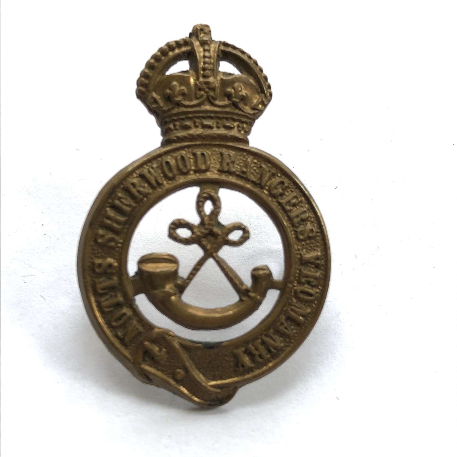 Notts Sherwood Rangers Yeomanry cap badge circa 1936-52