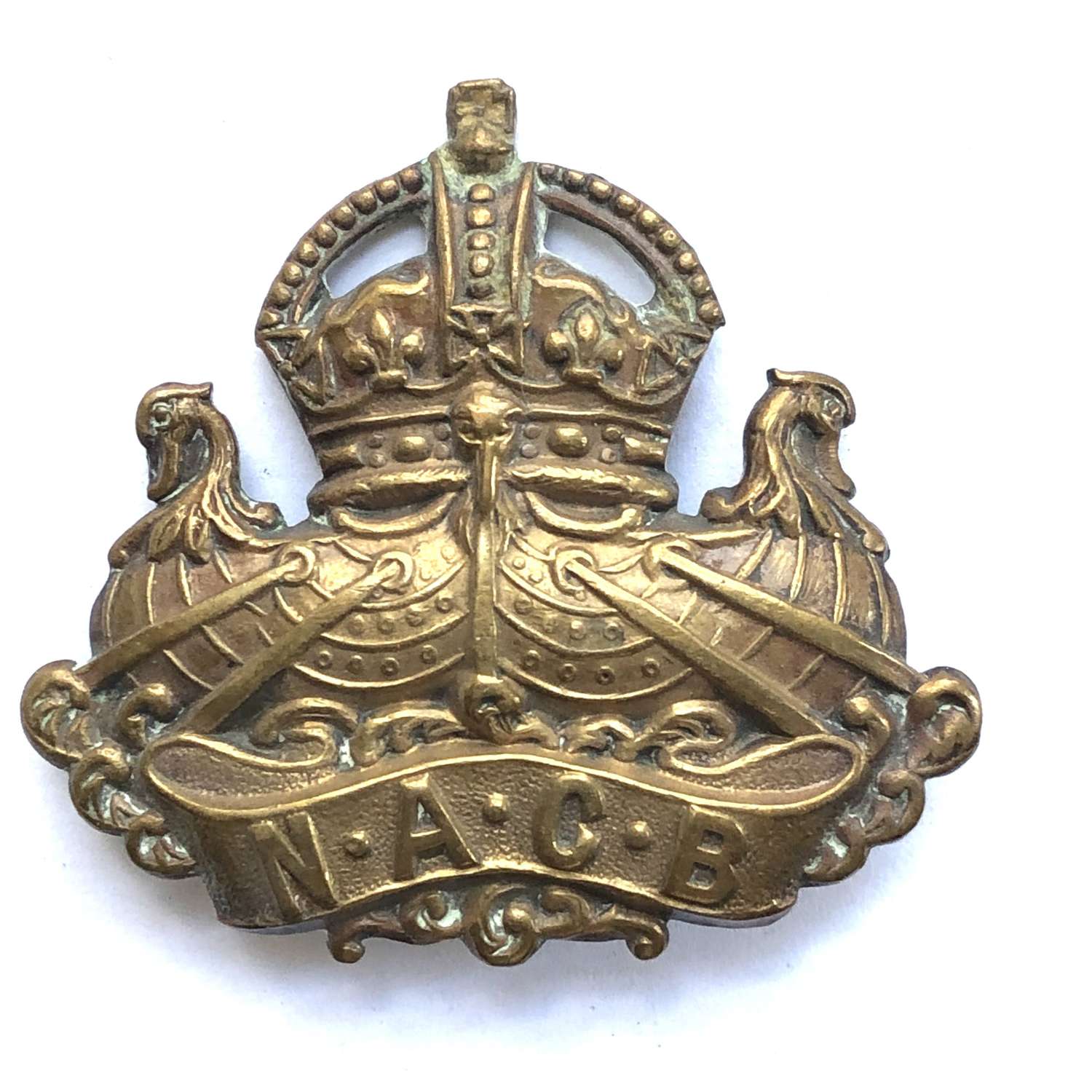 Naval and Army Canteens Board oost 1917 WW1 cap badge