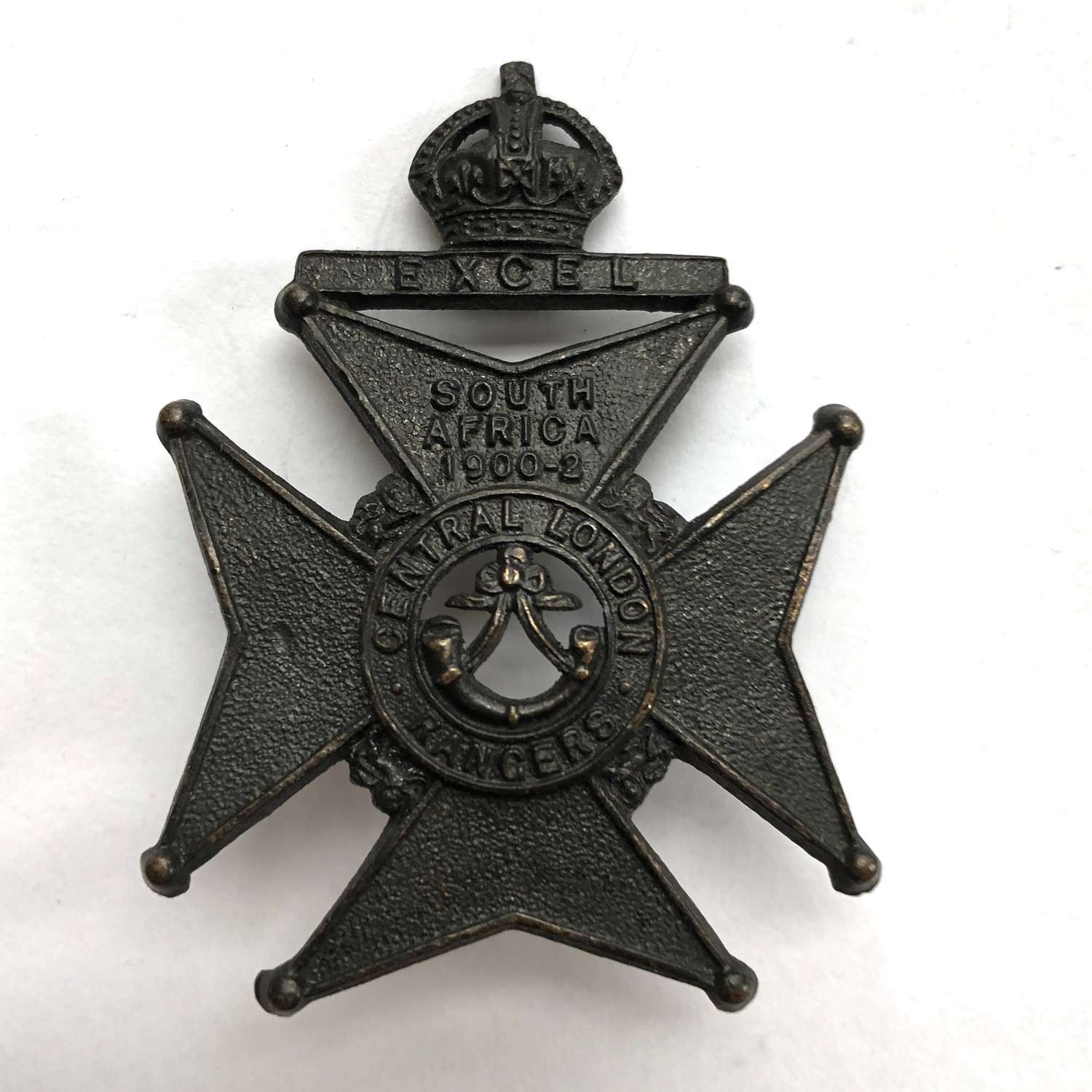 22nd Middlesex, Central London Rangers cap badge circa 1905-08 only