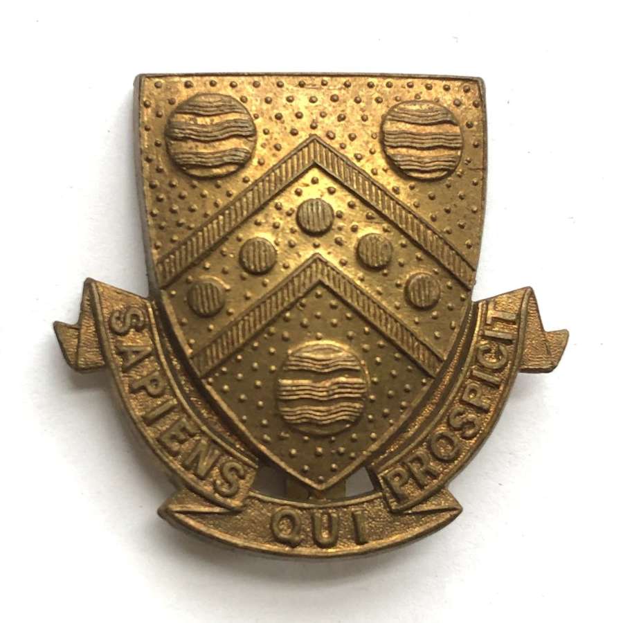 Malvern College OTC Worcestershire cap badge