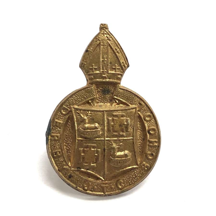 Derby School JTC cap badge circa 1940-48 only