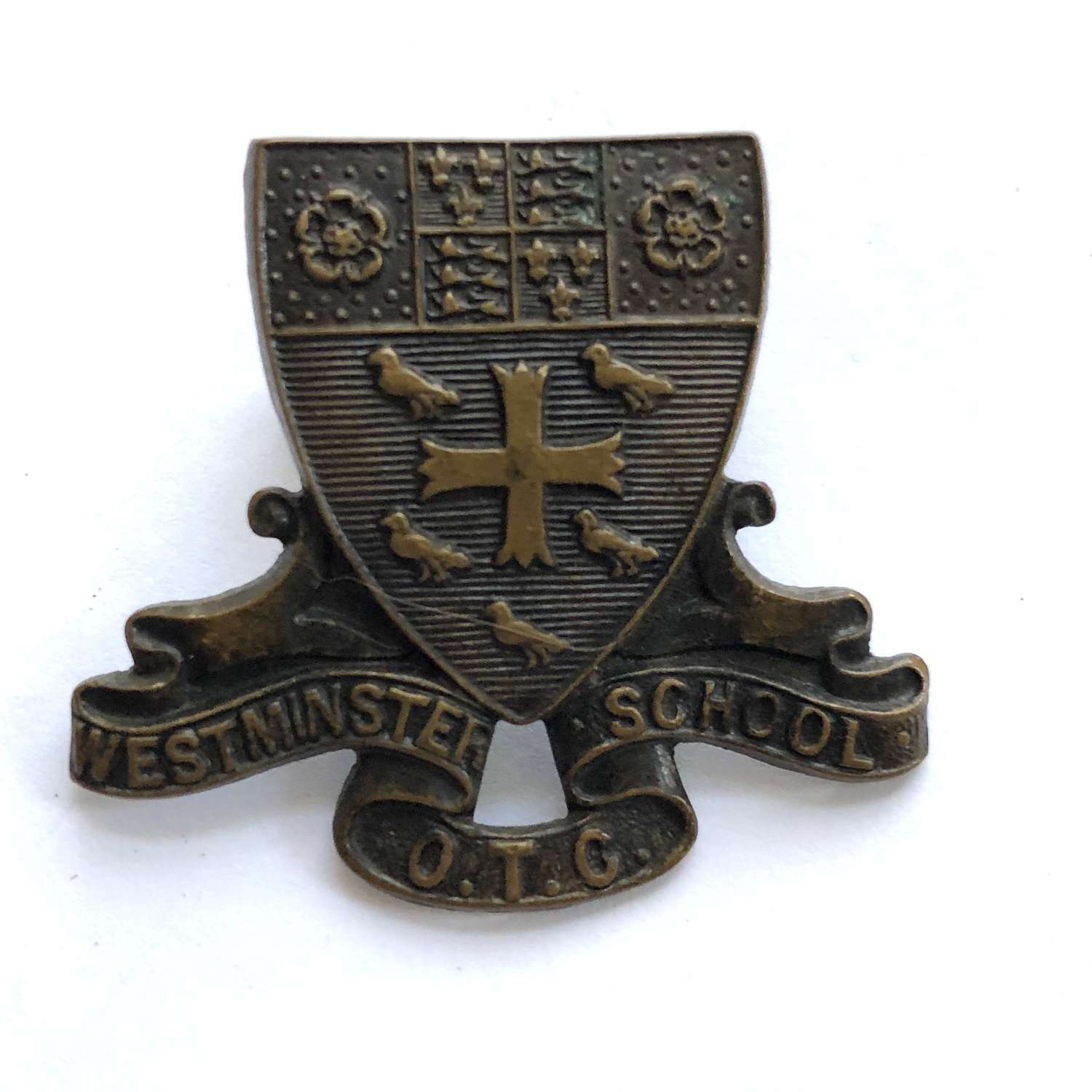 Westminster School OTC, London cap badge circa 1908-40