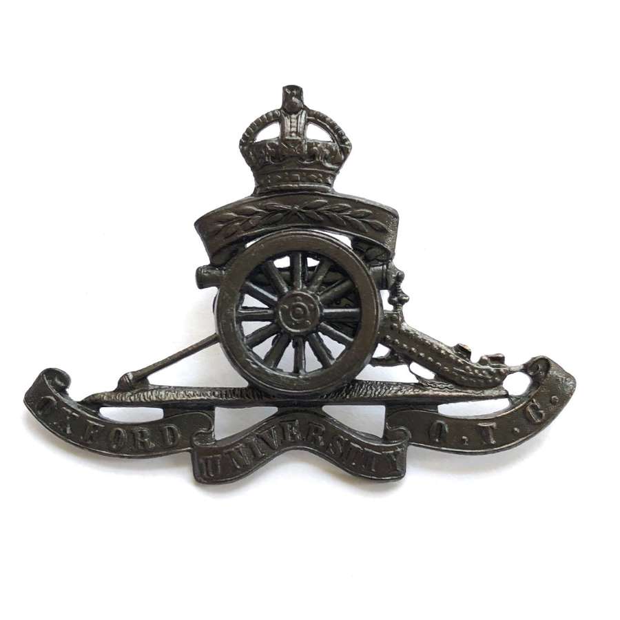 Oxford University OTC-Royal Artillery Section cap badge