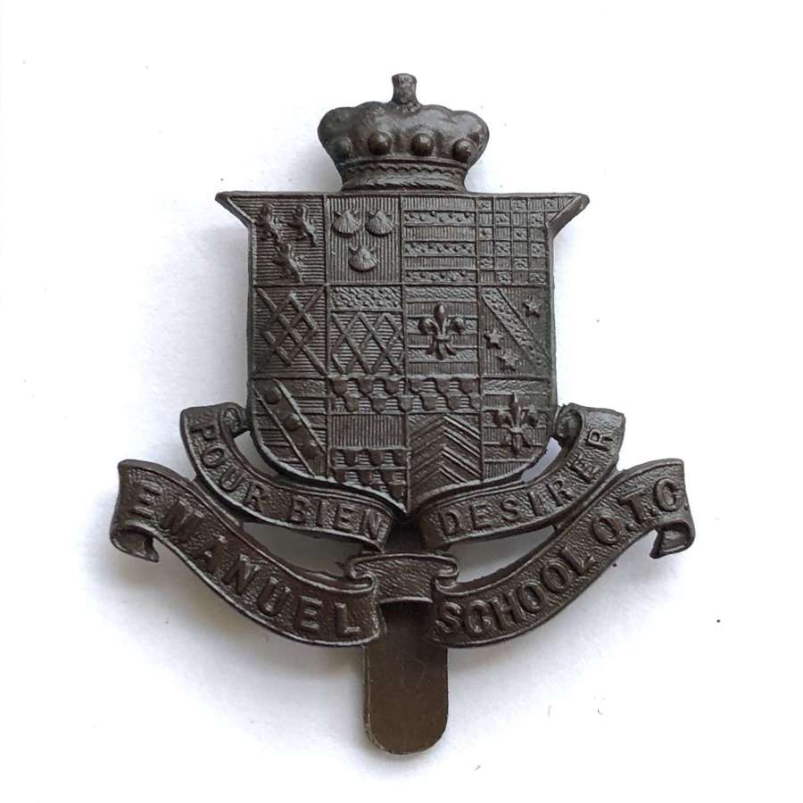Emanual School OTC Wnndsworth, London cap badge circa 1908-40