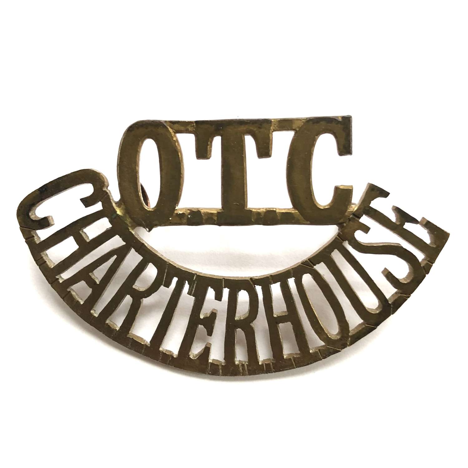 OTC / CHARTERHOUSE Surrey shoulder title circa 1908-40