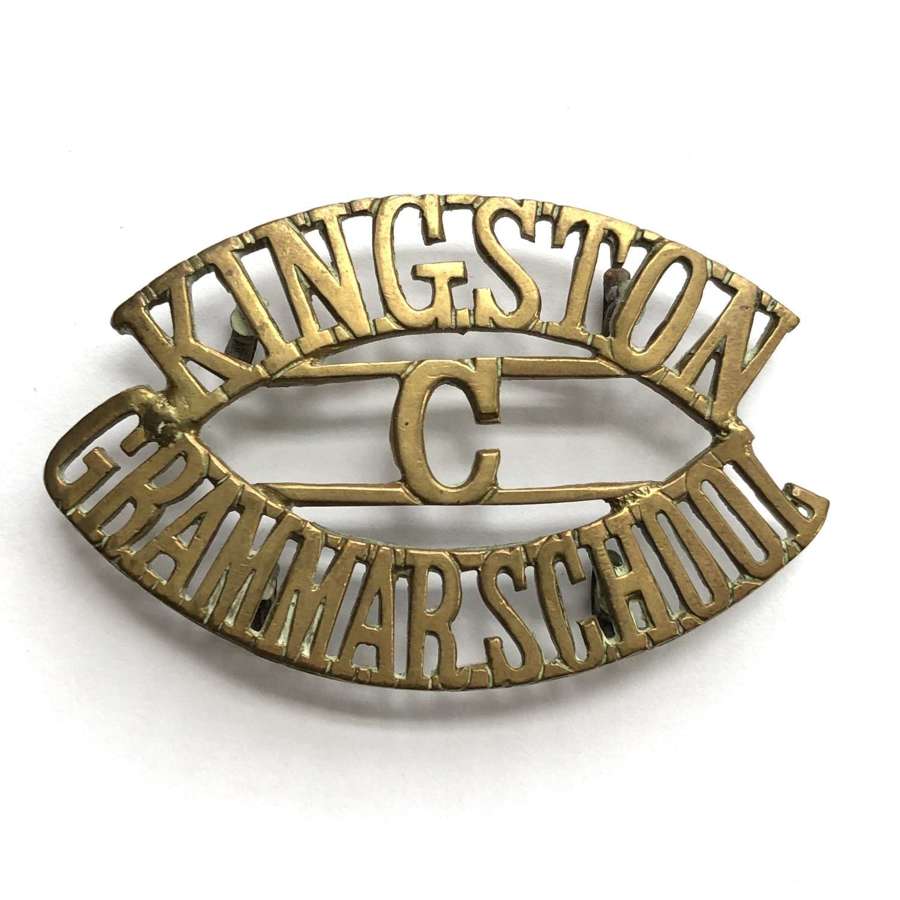 KINGSTON / C / GRAMMAR SCHOOL Surrey shoulder title