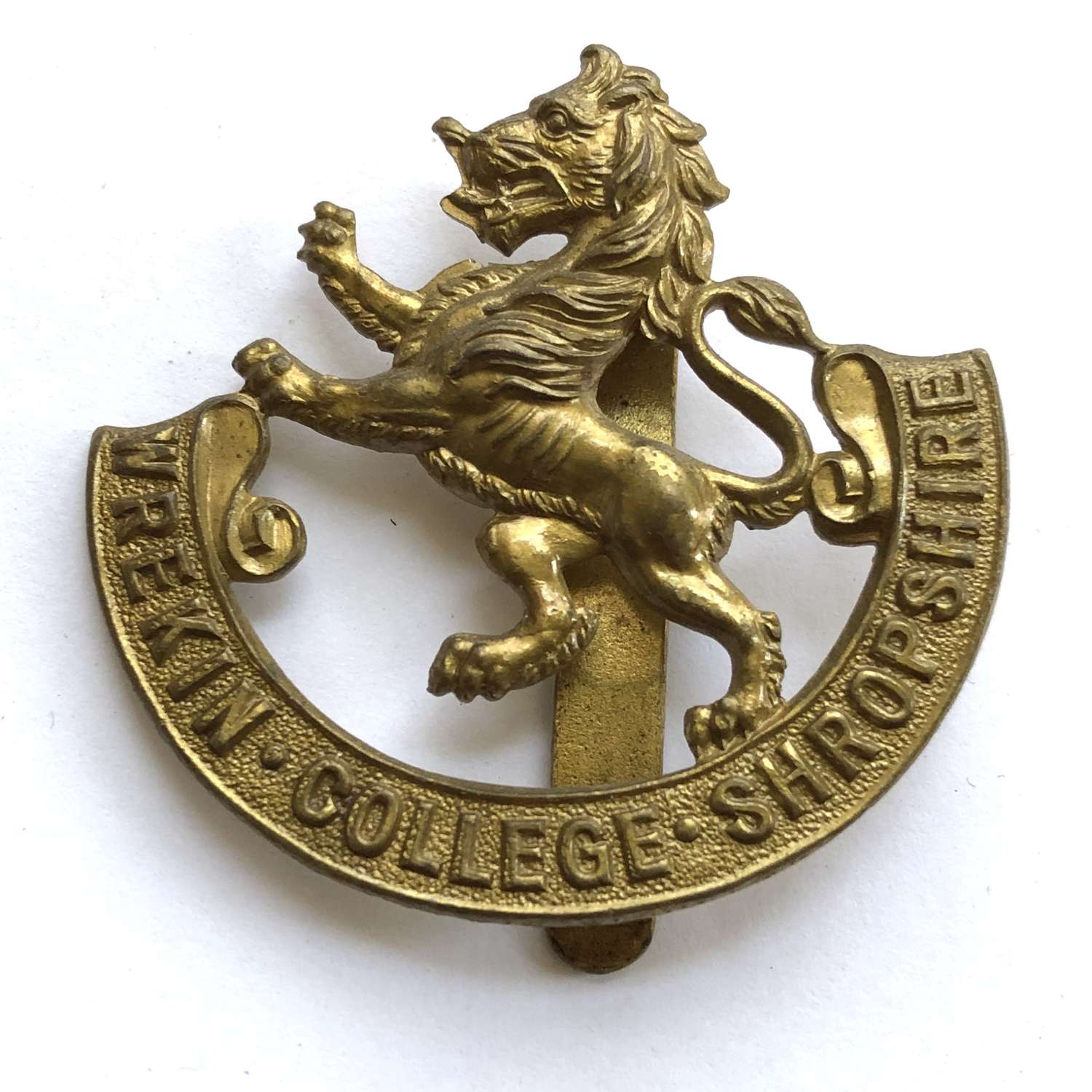 Wrekin College OTC Shropshire cap badge