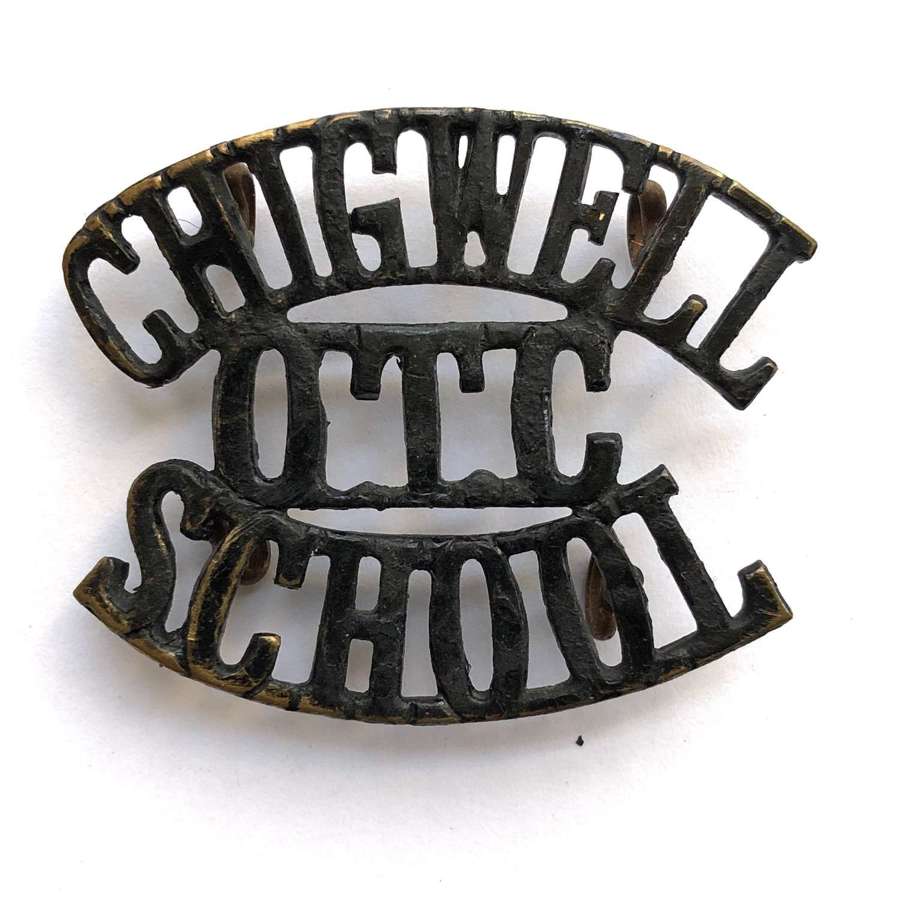 CHIGWELL / OTC / SCHOOL Essex shoulder title