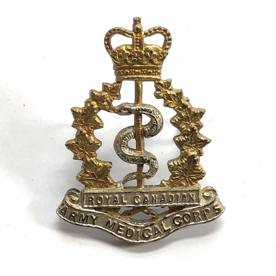 Royal Canadian Army Medical Corps post 1953 Officer's cap badge