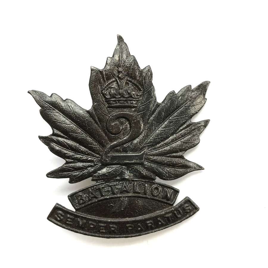 2nd Battalion Canadian Garrison Regiment cap badge