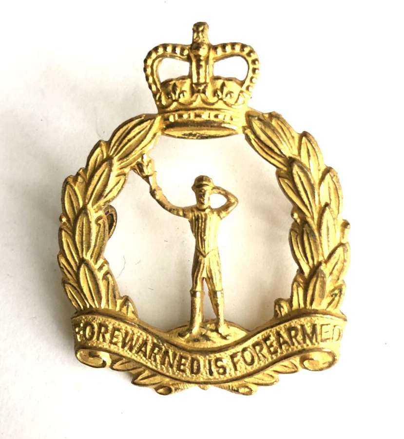Royal Observer Corps Officer’s beret badge circa 1953-96