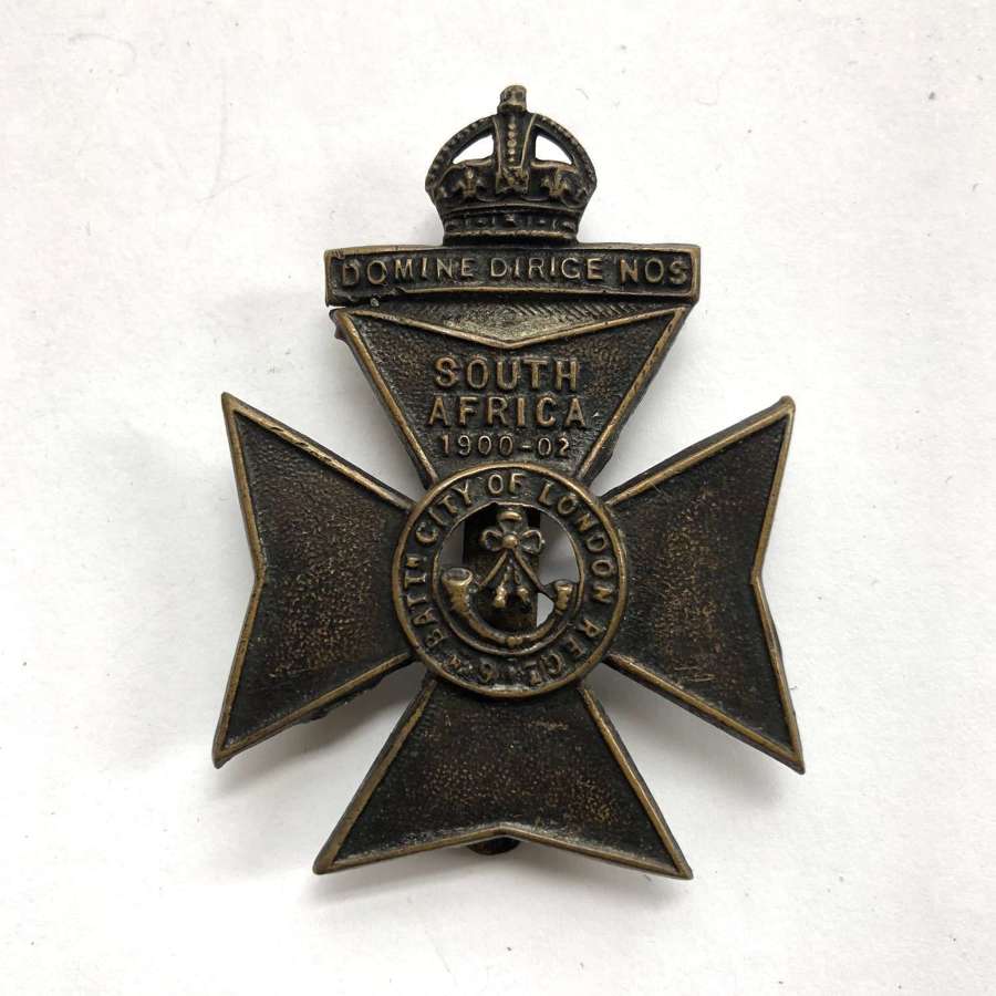 6th City of London Rifles cap badge circa 1908-35
