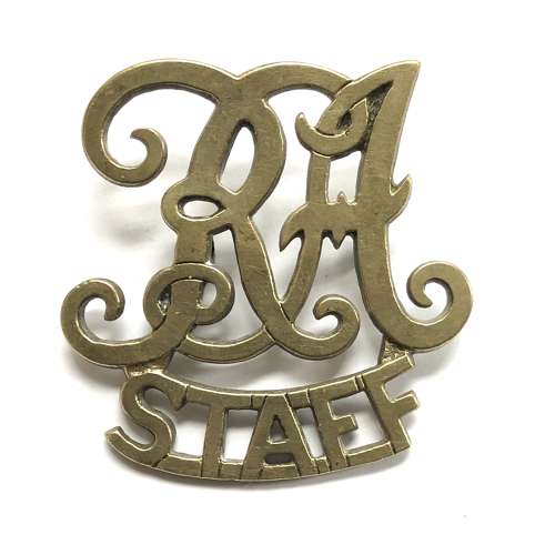 RA / STAFF Royal Artillery badge worn in India