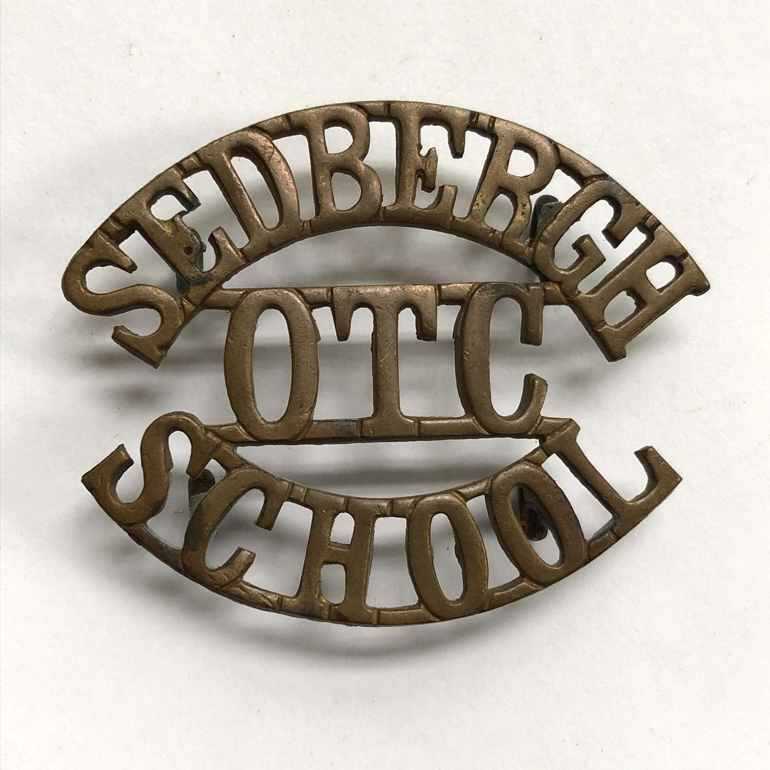 SEDBERGH  / OTC / SCHOOL Yorkshire shouder title title circa 1908-40