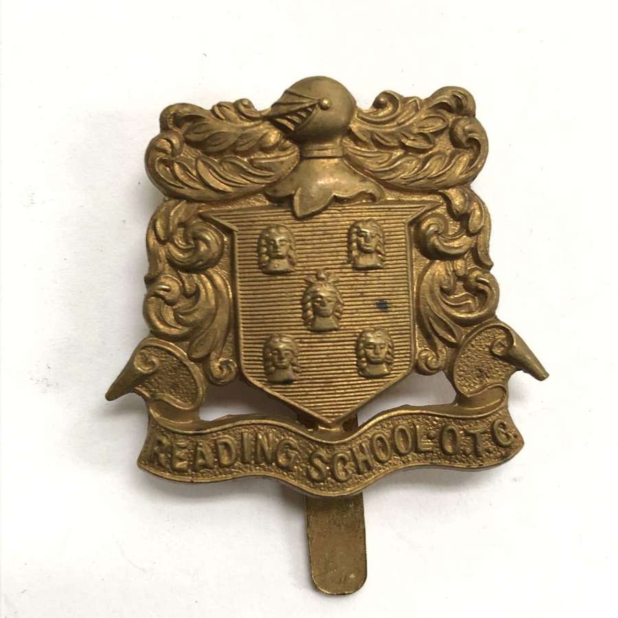 Reading School OTC cap badge circa 1908-40