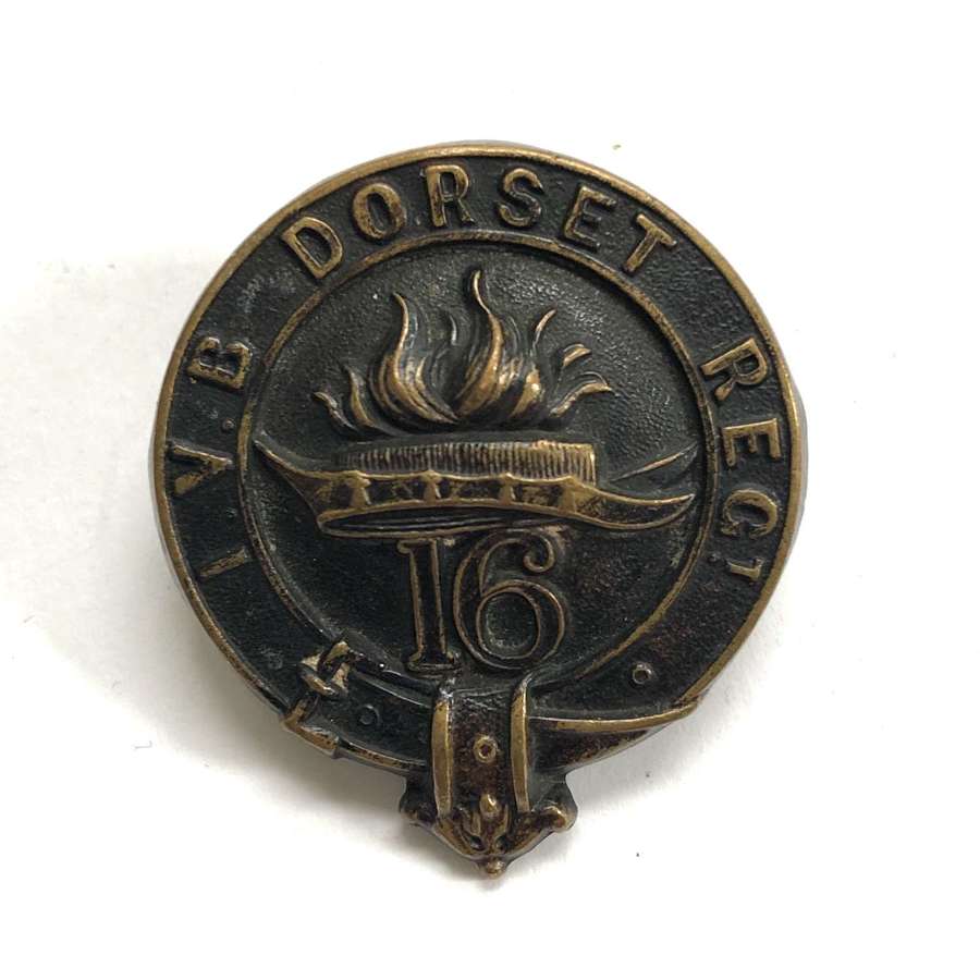 1st VB Dorsetshire Regiment pre 1908 field service cap badge