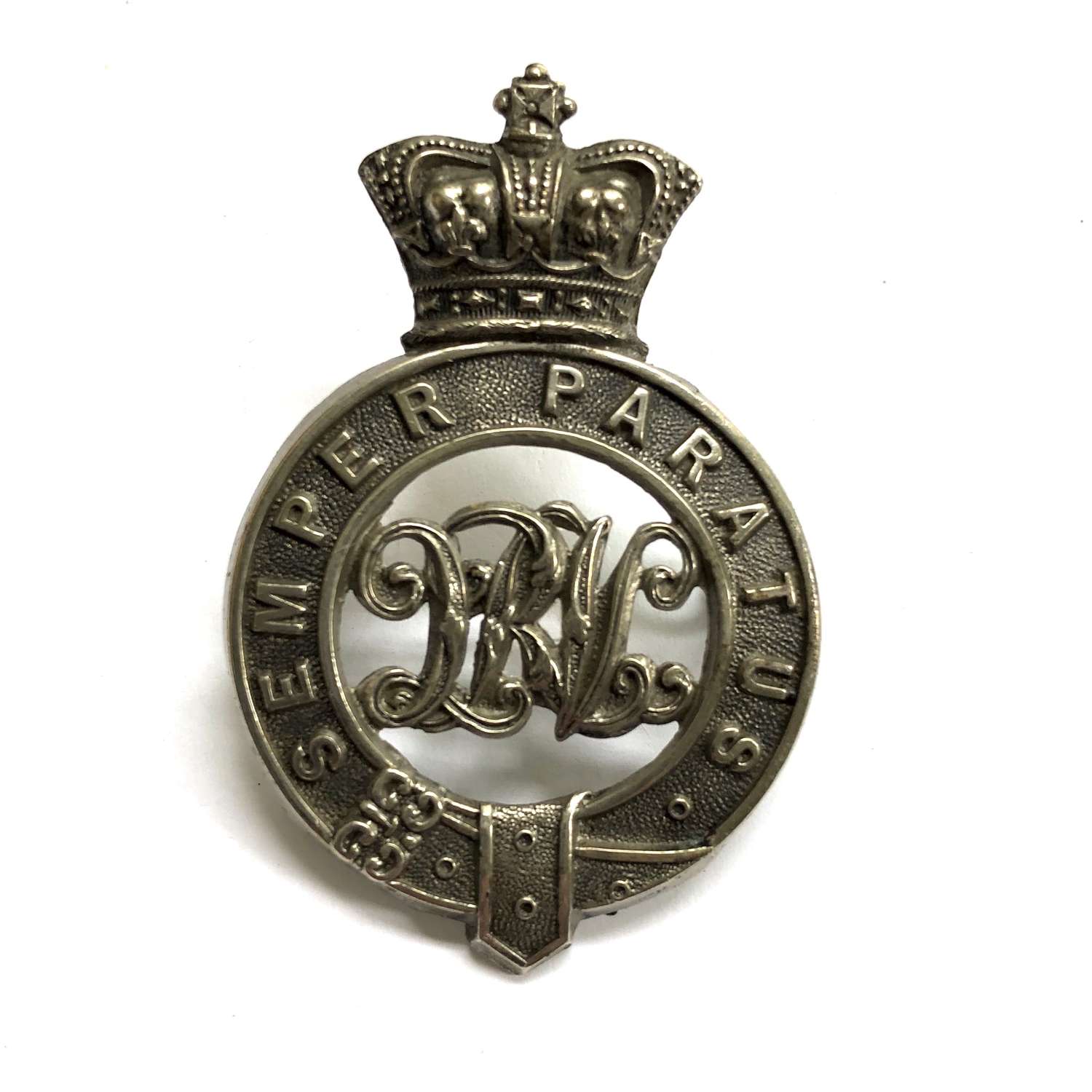 South Africa. Queenstown Rifle Volunteer Victorian cap badge
