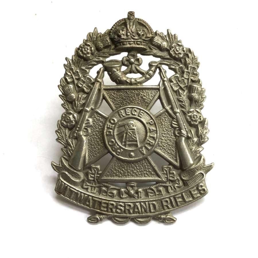 South Africa. Witwatersrand Rifles cap badge circa 1907-45