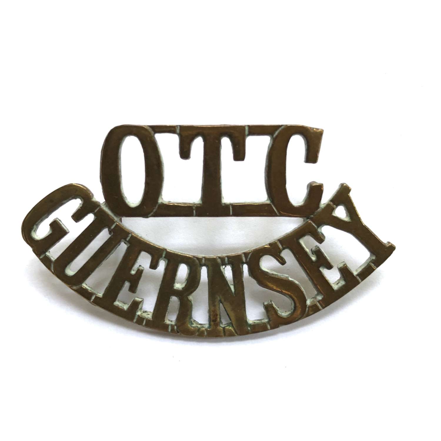 OTC / GUERNSEY shoulder title circa 1908-40