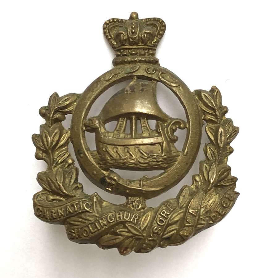 Indian Army Madras Native Infantry head-dress badge
