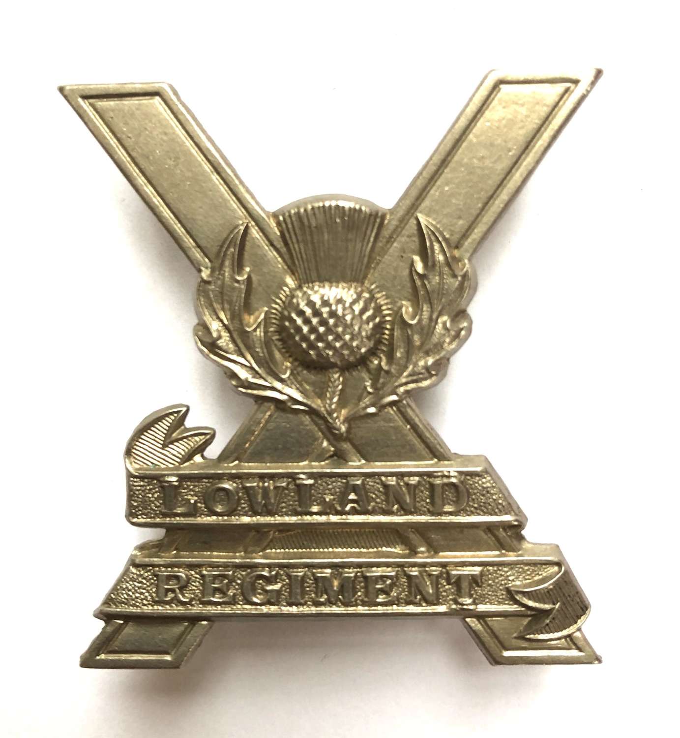 Lowland Regiment WW2 glengarry badge