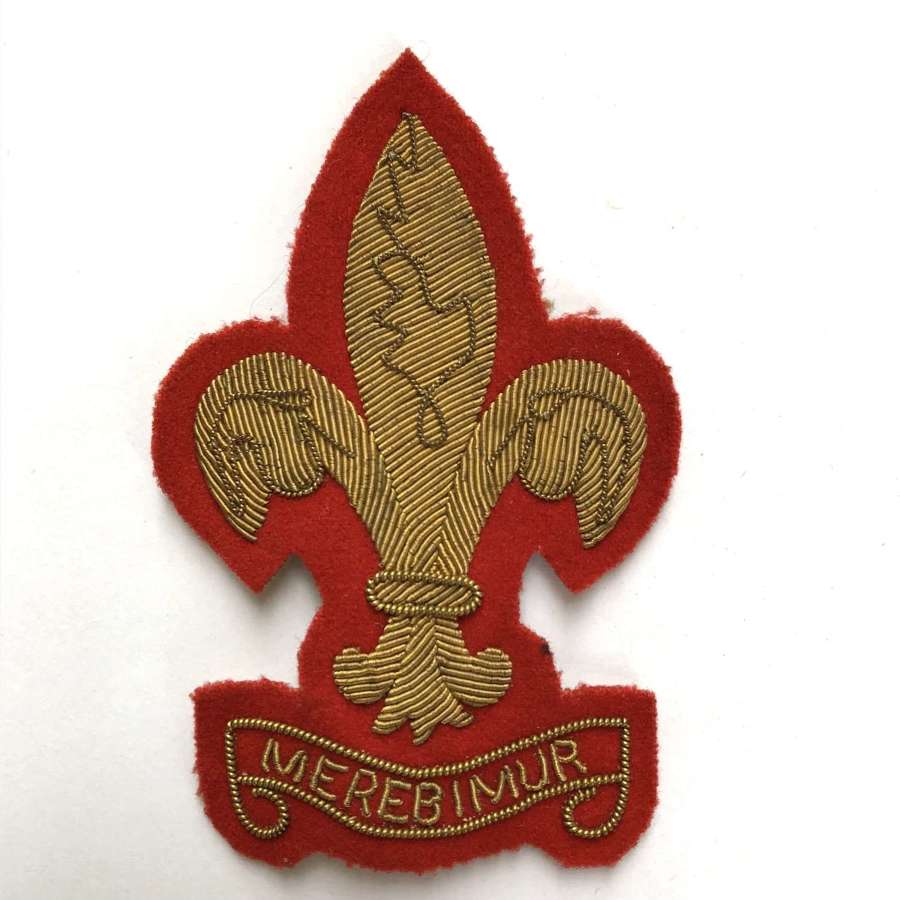 15th King's Hussars bullion sleeve badge