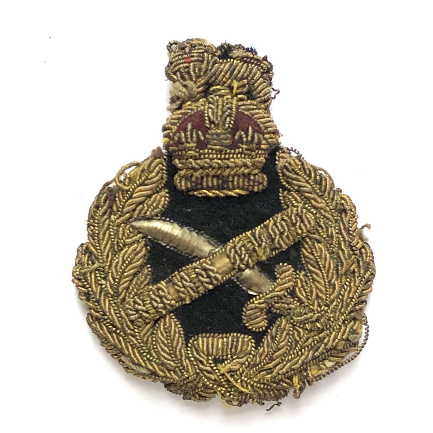 General's bullion cap badge circa 1901-52