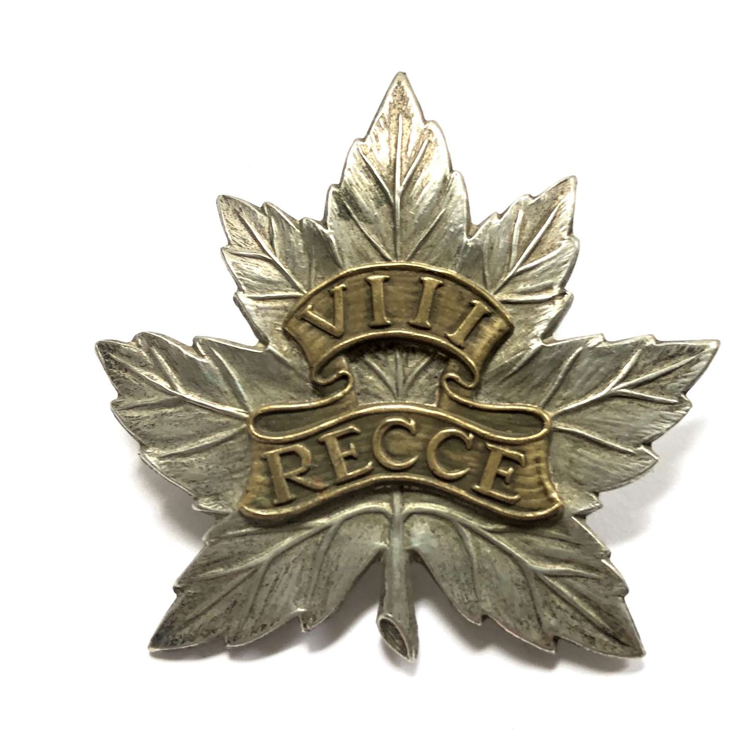 Canadian 8th Reconnaissance Regiment WW2 cap badge