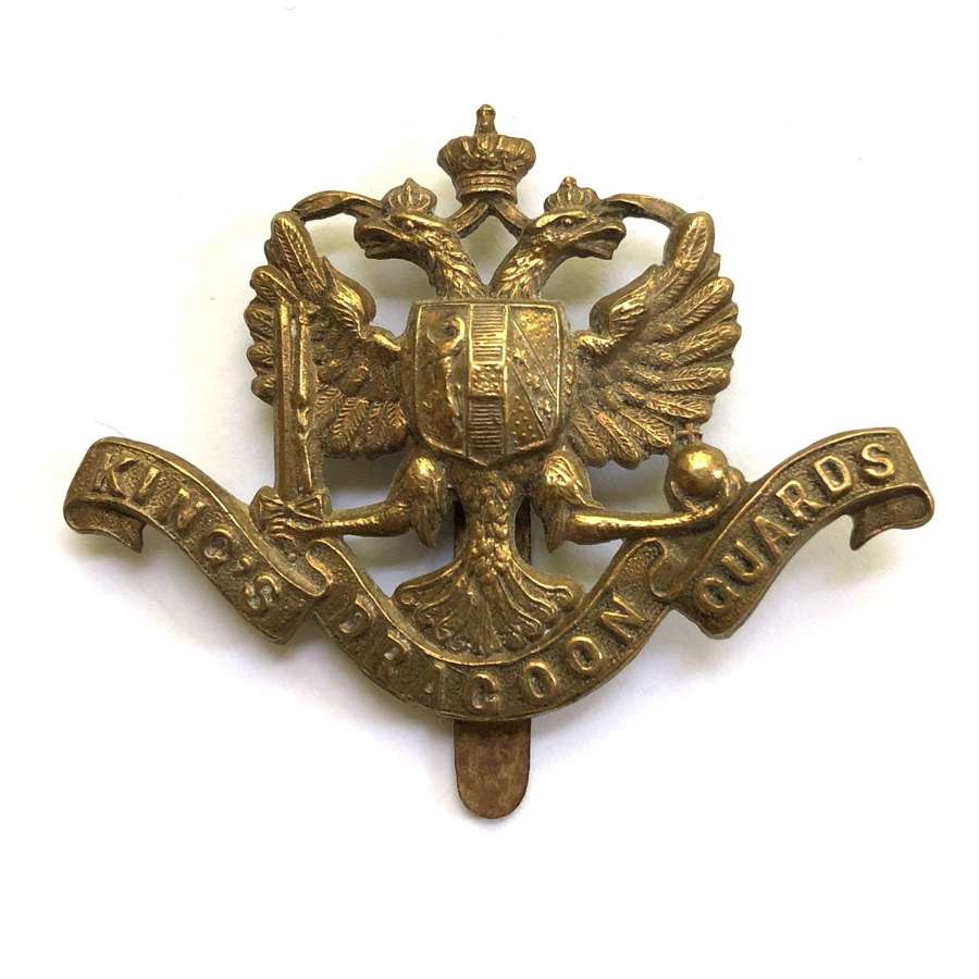 1st King's Dragoon Guards cap badge circa 1896-1915