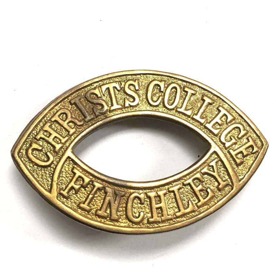 CHRIST'S COLLEGE / FINCHLEY shoulder title
