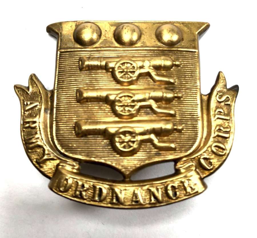 Army Ordnance Corps large Victorian cap badge