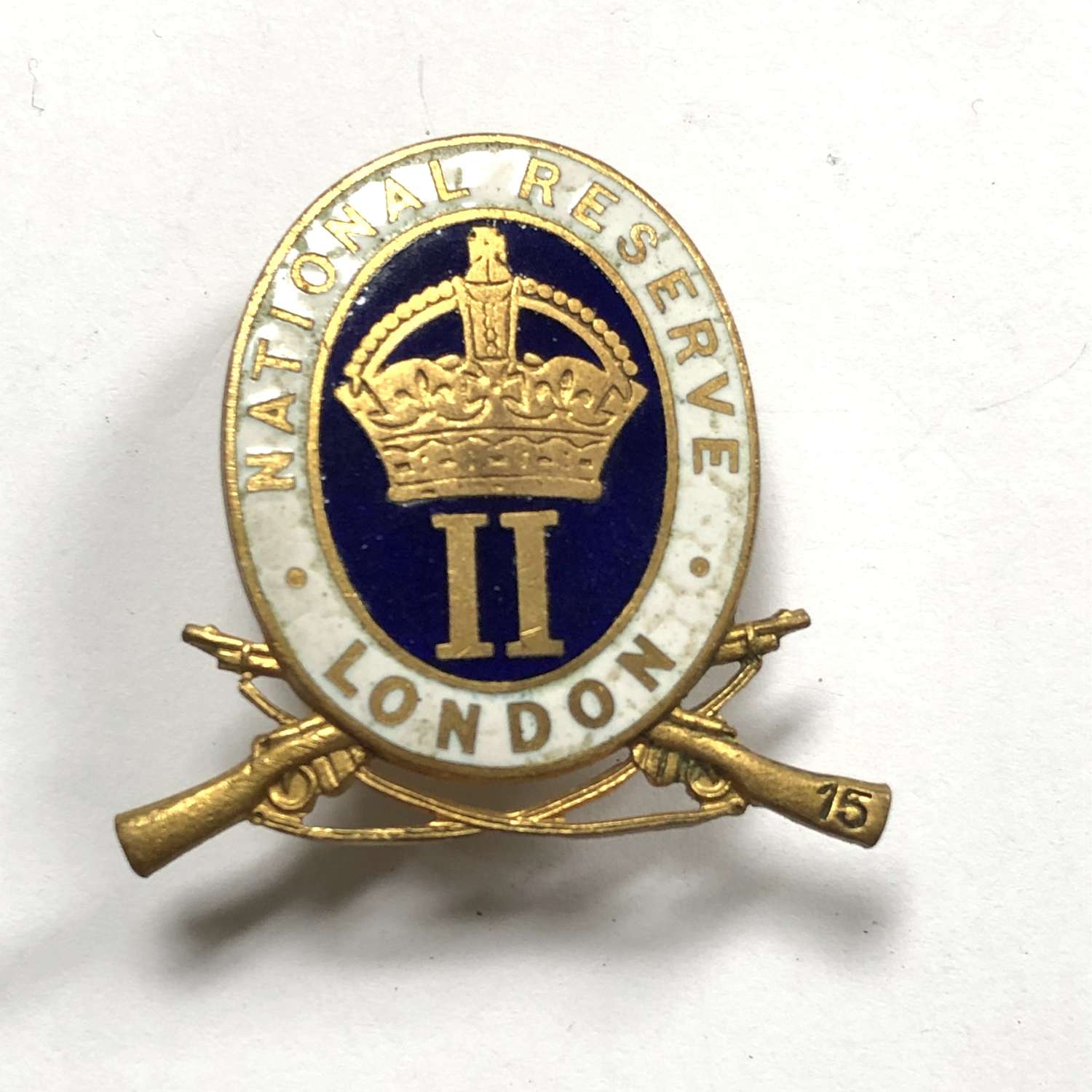 Camberwell London National Reserve enamel lapel badge by Gaunt