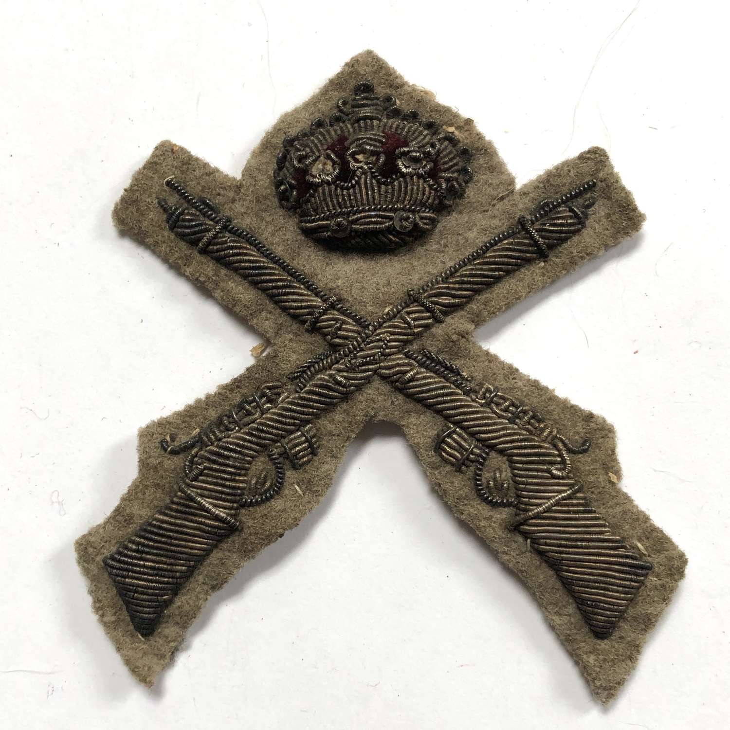 Rifle Volunteers Victorian marksman's bullion sleeve badge