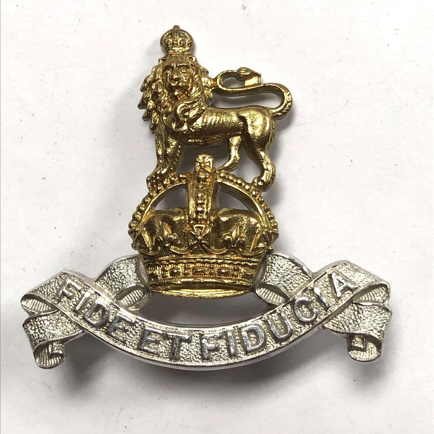 Royal Army Pay Corps Officer's cap badge circa 1929-52 by Firmin