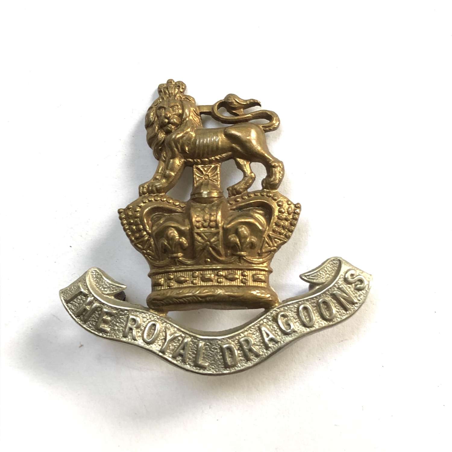 Royal Dragoons Victorian cap badge circa 1896-1901