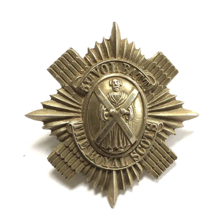 Scottish. 5th VB Royal Scots glengarry badge circa 1888-1908