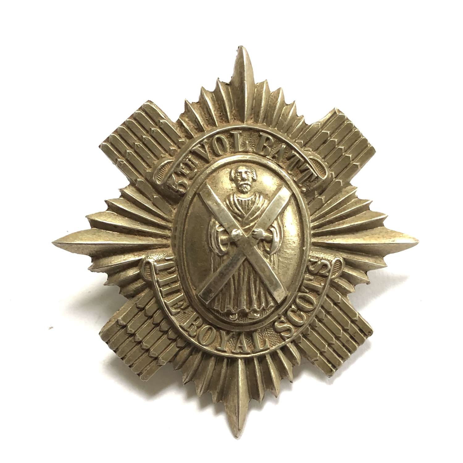 Scottish. 5th VB Royal Scots glengarry badge circa 1888-1908