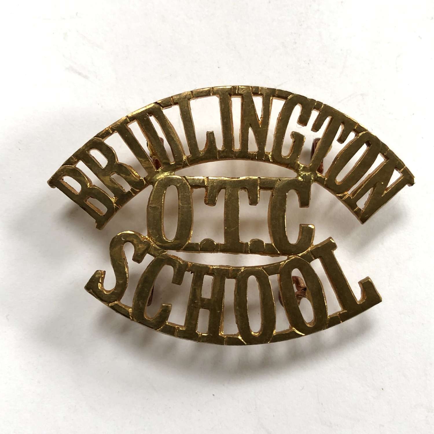 BRIDLINGTON  / OTC  / SCHOOL Yorkshire shoulder title