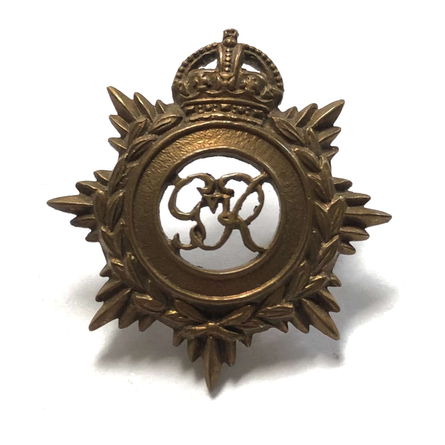 Royal Army Service Corps contingent University OTCs GVIR collar badge