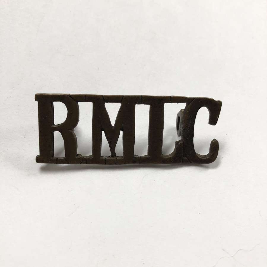 RMLC  WW1 Royal Marine Labour Corps shoulder title circa 1917-19-