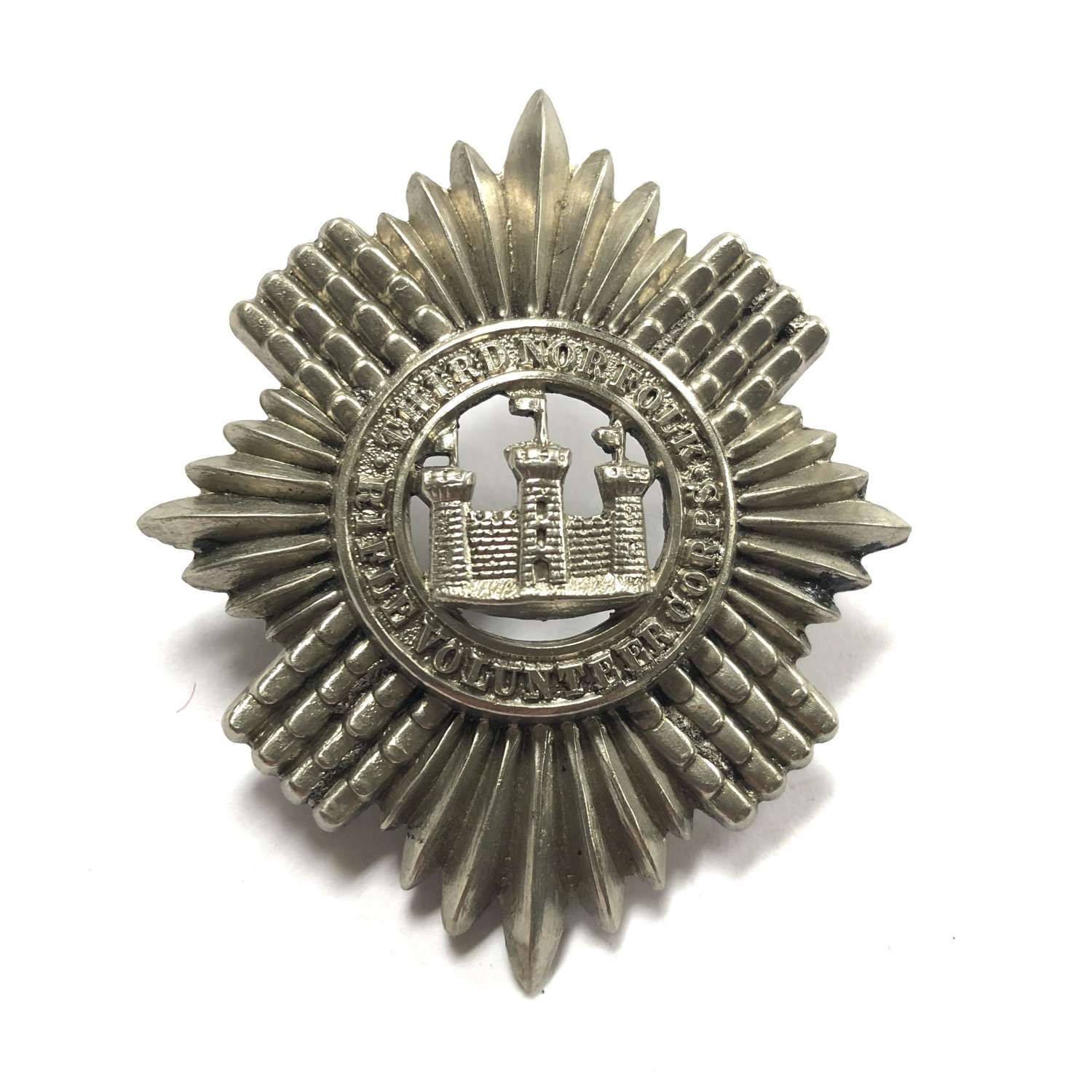3rd Norfolk Rifle Volunteers glengarry badge