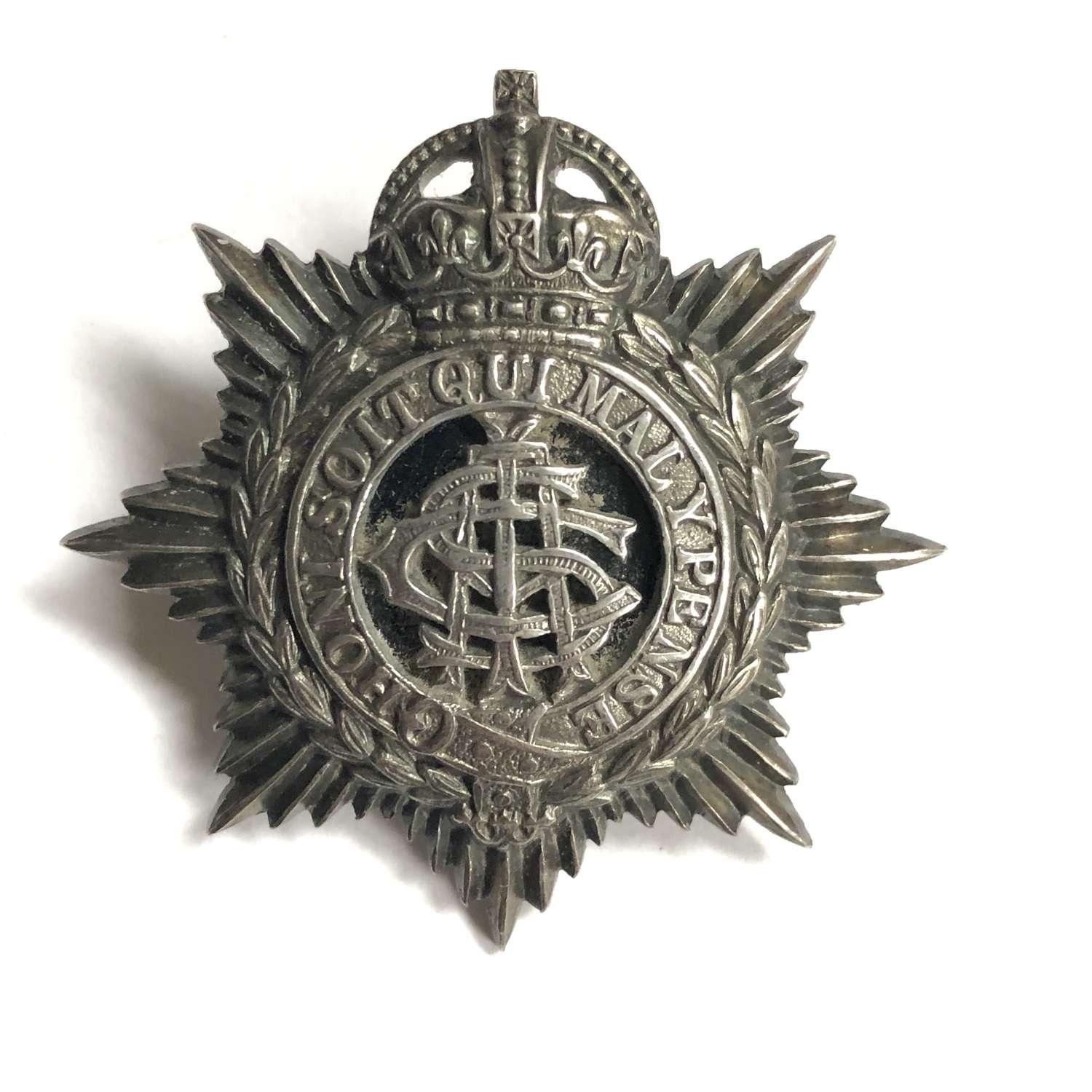 Indian Army Service Corps Officer's cap badge circa 1923-35